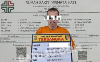 Polsek Mandau Amankan Terduga Penyalahguna Sabu Berkat Informasi Masyarakat